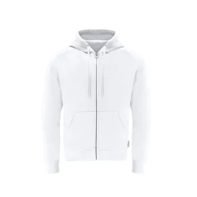 Sudadera Adulto Capucha + Cremallera 60% Algodón Orgánico/ 40% Poliéster RPET 280 g/ m2 - Etza