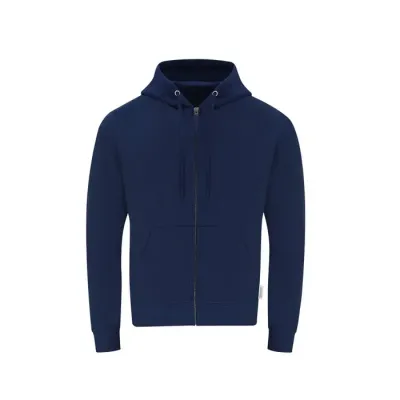 Sudadera Adulto Capucha + Cremallera 60% Algodón Orgánico/ 40% Poliéster RPET 280 g/ m2 - Etza