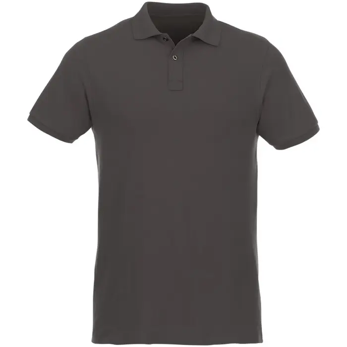 Polo de manga corta de material reciclado orgánico para hombre Punto piqué Algodón orgánico Poliéster reciclado, 220 g/m2 - Galo miniatura 2