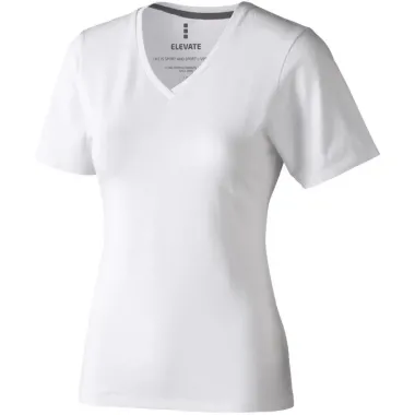 Camiseta orgánica de manga corta para mujer Punto de jersey sencillo 5% Elastano, 95% Algodón orgánico, 200 g/m2 - Hixo