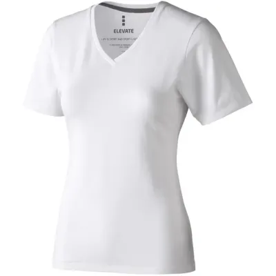 Camiseta orgánica de manga corta para mujer Punto de jersey sencillo 5% Elastano, 95% Algodón orgánico, 200 g/m2 - Hixo