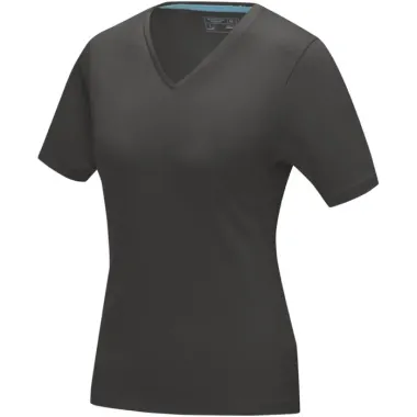 Camiseta orgánica de manga corta para mujer Punto de jersey sencillo 5% Elastano, 95% Algodón orgánico, 200 g/m2 - Hixo