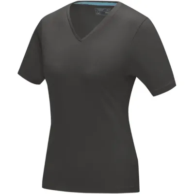 Camiseta orgánica de manga corta para mujer Punto de jersey sencillo 5% Elastano, 95% Algodón orgánico, 200 g/m2 - Hixo
