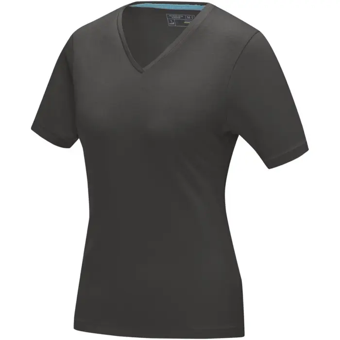 Camiseta orgánica de manga corta para mujer Punto de jersey sencillo 5% Elastano, 95% Algodón orgánico, 200 g/m2 - Hixo miniatura 1