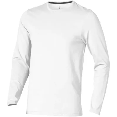 Camiseta de manga larga ecológica de hombre Ponoka Punto de jersey sencillo Elastano Algodón orgánico, 200 g/m2 - Zefi