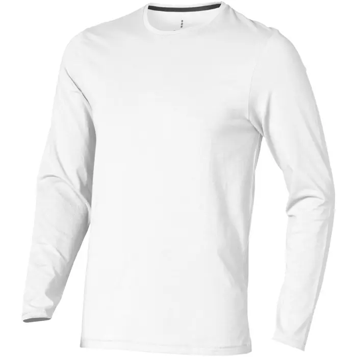 Camiseta de manga larga ecológica de hombre Ponoka Punto de jersey sencillo Elastano Algodón orgánico, 200 g/m2 - Zefi miniatura 1