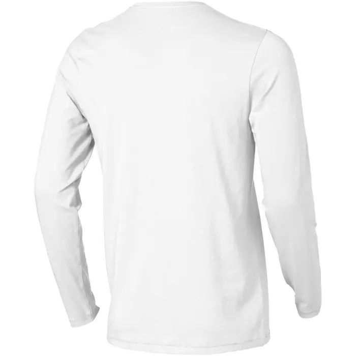 Camiseta de manga larga ecológica de hombre Ponoka Punto de jersey sencillo Elastano Algodón orgánico, 200 g/m2 - Zefi miniatura 3