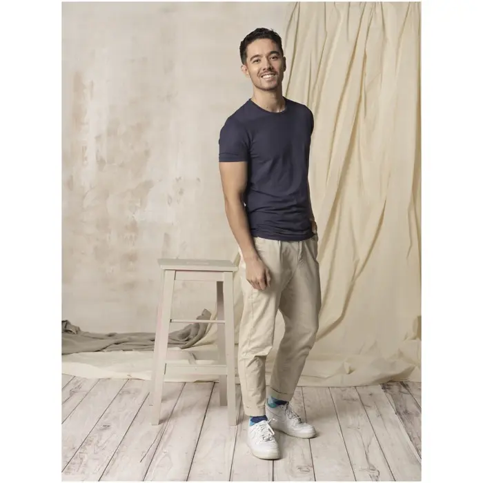 Camisetade manga corta orgánica para hombre Punto de jersey sencillo Elastano Algodón orgánico, 200 g/m2 - Taqu miniatura 4