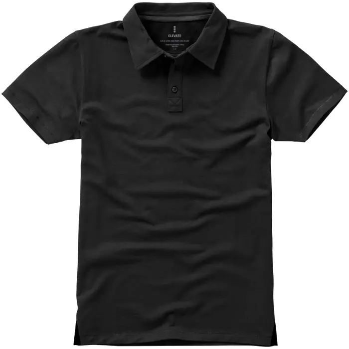 Polo de manga corta elástico para hombre Doble punto piqué 5% Elastano, 95% Algodón BCI, 200 g/m2 - Guzi miniatura 2