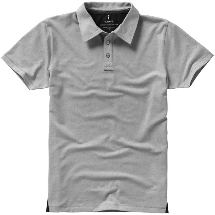 Polo de manga corta elástico para hombre Doble punto piqué 85% Algodón, 10% Viscosa, 5% Elastano, 200 g/m2 - Guzi miniatura 2