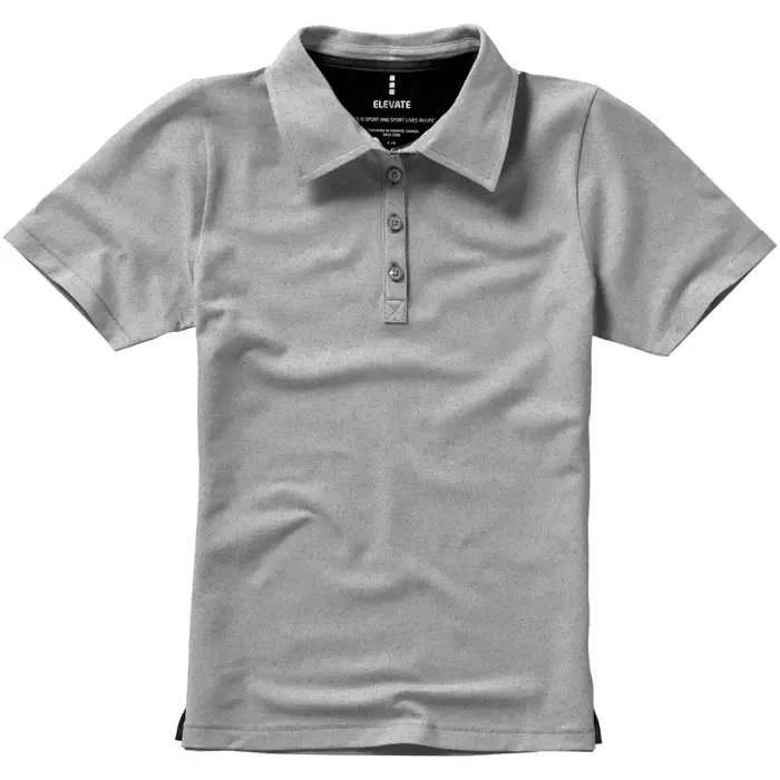 Polo de manga corta elástico para mujer Doble punto piqué 85% Algodón, 10% Viscosa, 5% Elastano, 200 g/m2 - Gifo miniatura 2