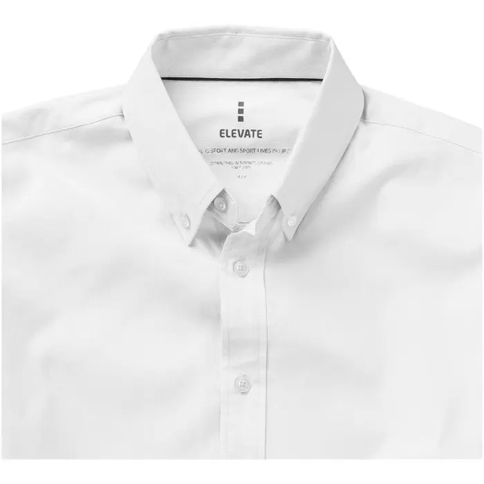 Camisa tipo Oxford de manga larga para hombre Oxford 100% Algodón, 142 g/m2 - Yino miniatura 4