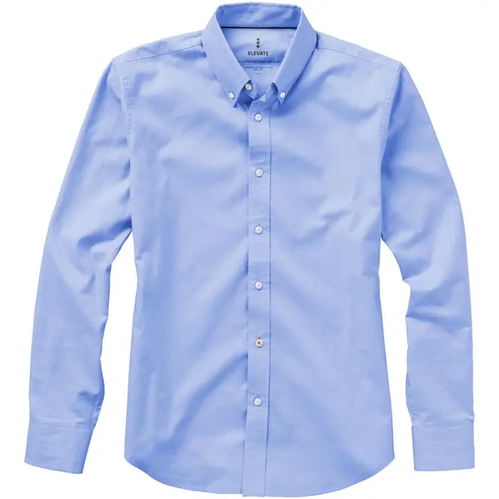 Camisa tipo Oxford de manga larga para hombre Oxford 100% Algodón, 142 g/m2 - Yino miniatura 2
