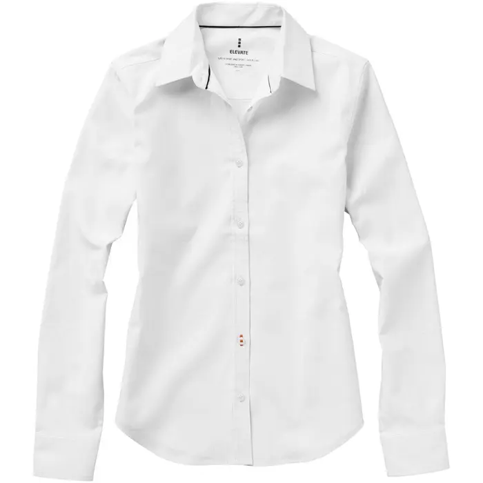Camisa tipo Oxford de manga larga de mujer Oxford 100% Algodón, 142 g/m2 - Qimu miniatura 2