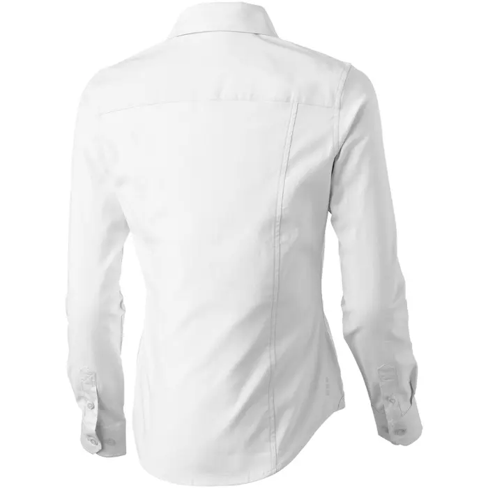 Camisa tipo Oxford de manga larga de mujer Oxford 100% Algodón, 142 g/m2 - Qimu miniatura 3