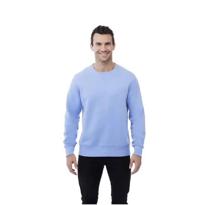 Sudadera unisex de cuello redondo Punto 82% Algodón, 10% Viscosa, 8% Poliéster, 300 g/m2 - Kivi miniatura 7