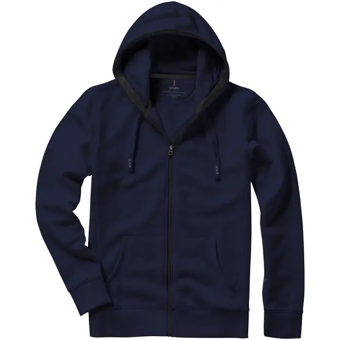 Sudadera con capucha y cremallera para hombre Punto Poliéster Algodón BCI, 300 g/m2 - Vaov miniatura 2