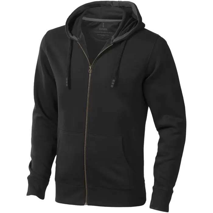 Sudadera con capucha y cremallera para hombre Punto Poliéster Algodón BCI, 300 g/m2 - Vaov miniatura 1