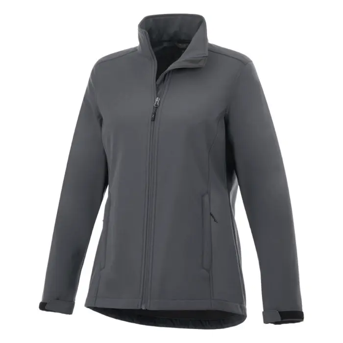 Chaqueta softshell de mujer Tejido de estiramiento mecánico con una membrana impermeable y transpirable y con un acaba - Yofo miniatura 1