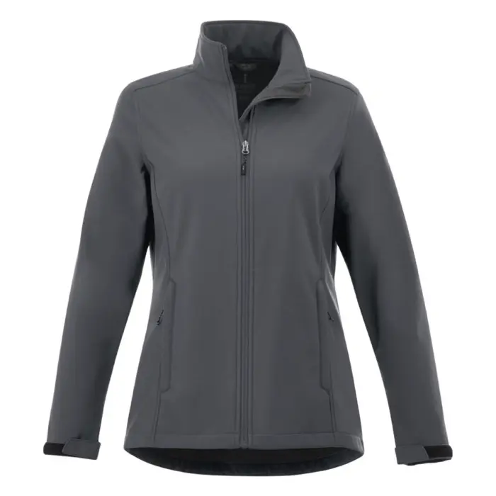 Chaqueta softshell de mujer Tejido de estiramiento mecánico con una membrana impermeable y transpirable y con un acaba - Yofo miniatura 3