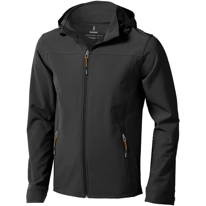 Chaqueta softshell de hombre Tejido 90% Poliéster, 10% Elastano, 300 g/m2, Bonding, Microforro 100% Poliéster - Rugu miniatura 1