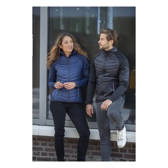 Chaqueta aislante híbrida de hombre Tejido Dull cire de poliéster 380T con repelente al agua y acabado a prueba de golpes. Nyl - Catu miniatura 2