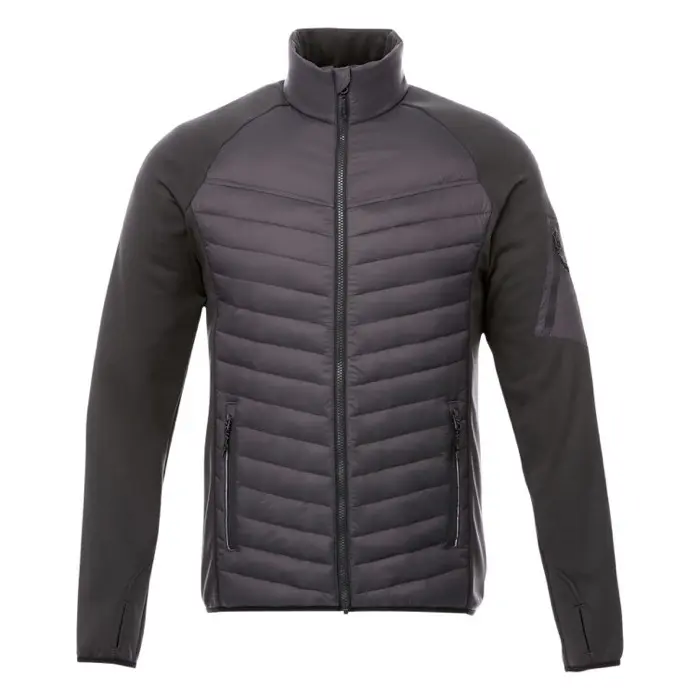 Chaqueta aislante híbrida de hombre Tejido Dull cire de poliéster 380T con repelente al agua y acabado a prueba de golpes. Nyl - Catu miniatura 3