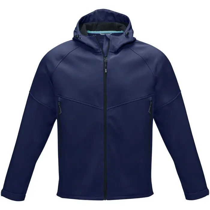 Chaqueta softshell reciclada para hombre Tejido Poliéster reciclado con certificado GRS Poliéster Elastano, 280 g/m2, Bonding, Micr - Kato miniatura 2