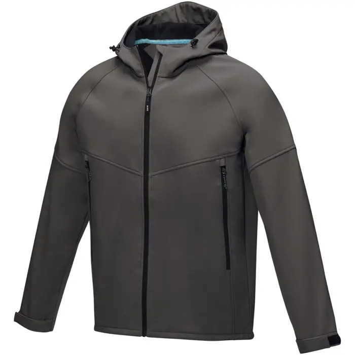 Chaqueta softshell reciclada para hombre Tejido Poliéster reciclado con certificado GRS Poliéster Elastano, 280 g/m2, Bonding, Micr - Kato miniatura 1