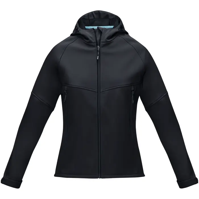 Chaqueta softshell reciclada para mujer Tejido Poliéster reciclado con certificado GRS Poliéster Elastano, 280 g/m2, Bonding, Micr - Meju miniatura 2