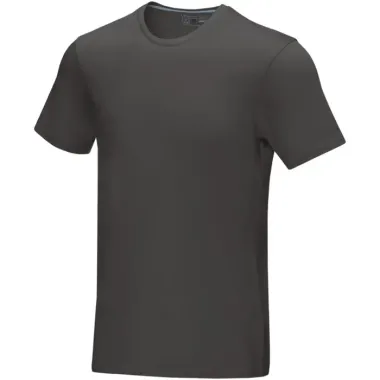 Camiseta orgánica de manga corta para hombre Punto de jersey sencillo Algodón orgánico, 160 g/m2 - Zexu