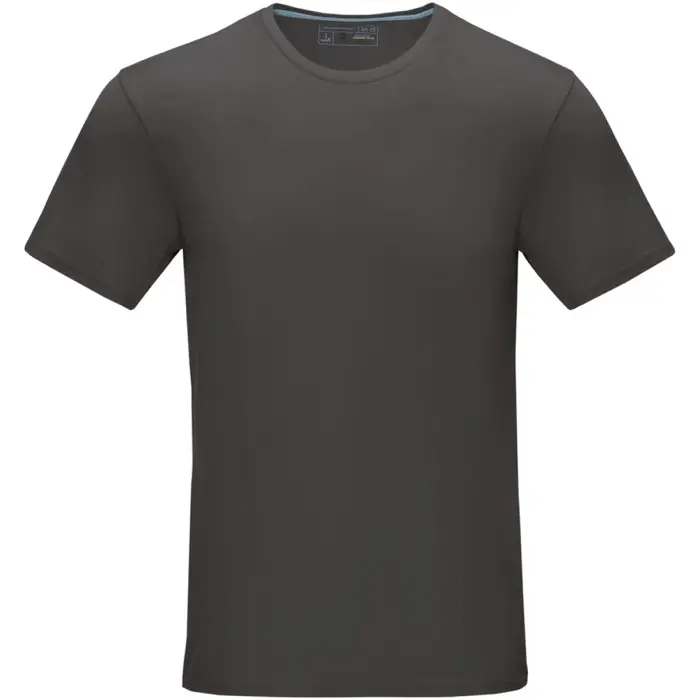 Camiseta orgánica de manga corta para hombre Punto de jersey sencillo Algodón orgánico, 160 g/m2 - Zexu miniatura 2