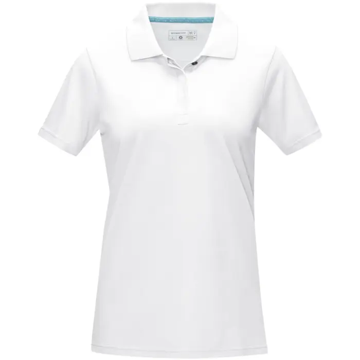 Polo orgánico de manga corta para mujer Punto piqué Algodón orgánico, 180 g/m2 - Vove miniatura 2