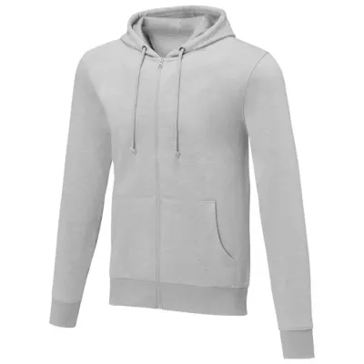 Sudadera con capucha y cremallera completa para hombre Punto 65% Algodón, 26% Poliéster, 9% Viscosa, 240 g/m2 - Naqo