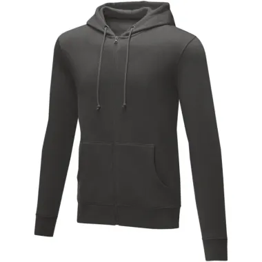 Sudadera con capucha y cremallera completa para hombre Punto 50% Algodón, 50% Poliéster, 240 g/m2 - Naqo