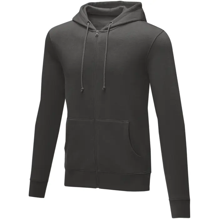 Sudadera con capucha y cremallera completa para hombre Punto 50% Algodón, 50% Poliéster, 240 g/m2 - Naqo miniatura 1