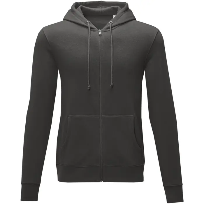 Sudadera con capucha y cremallera completa para hombre Punto 50% Algodón, 50% Poliéster, 240 g/m2 - Naqo miniatura 2