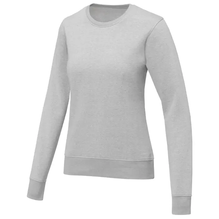 Jersey de cuello redondo para mujer Punto 65% Algodón, 26% Poliéster, 9% Viscosa, 240 g/m2 - Wibo miniatura 1