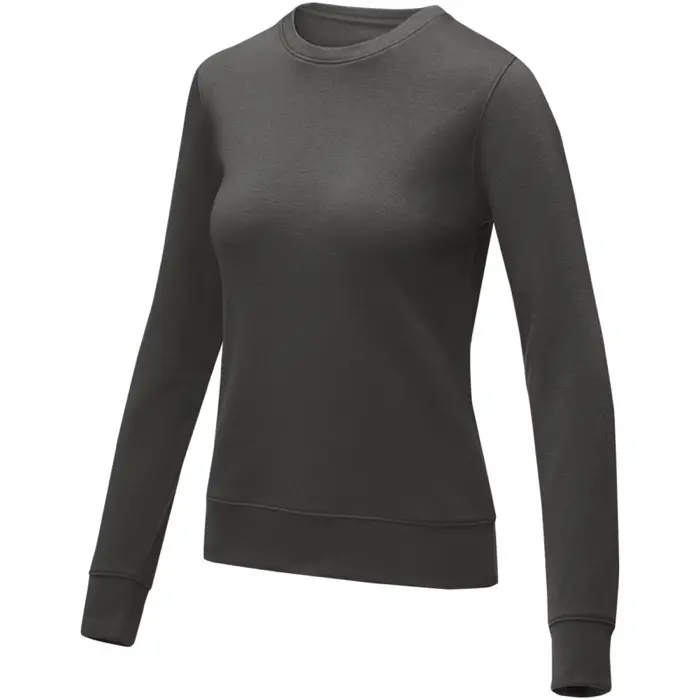 Jersey de cuello redondo para mujer Punto 50% Algodón, 50% Poliéster, 240 g/m2 - Wibo miniatura 1