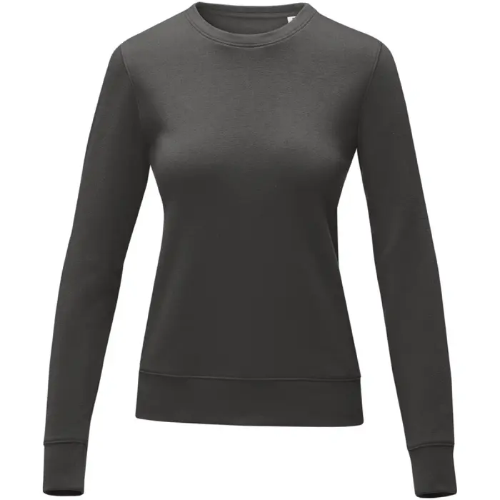 Jersey de cuello redondo para mujer Punto 50% Algodón, 50% Poliéster, 240 g/m2 - Wibo miniatura 2