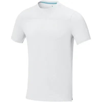 Camiseta Cool fit de manga corta para hombre en GRS reciclado Malla con un acabado cool fit 90% Poliéster reciclado con certificado GRS, 10% Elastano, 1 - Ciku