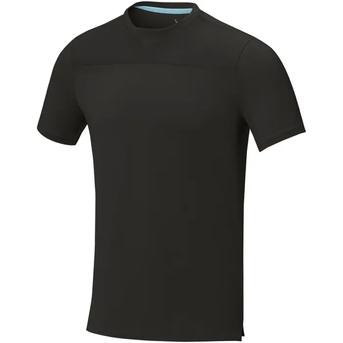 Camiseta Cool fit de manga corta para hombre en GRS reciclado Malla con un acabado cool fit 90% Poliéster reciclado con certificado GRS, 10% Elastano, 1 - Ciku miniatura 1