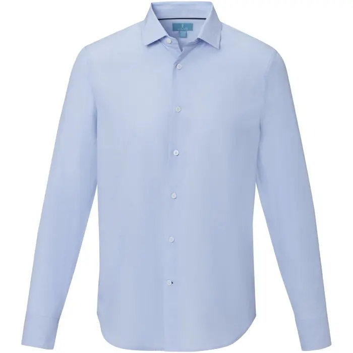Camisa orgánica de manga larga para hombre Popelín 100% Algodón orgánico, 121 g/m2 - Muke miniatura 2