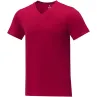 Camiseta de manga corta y cuello en V para hombre Punto de jersey sencillo 100% Algodón, 160 g/m2 - Zobe