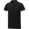 Polo de manga corta de dos tonos para hombre Punto piqué 100% Algodón BCI, 200 g/m2 - Ceru
