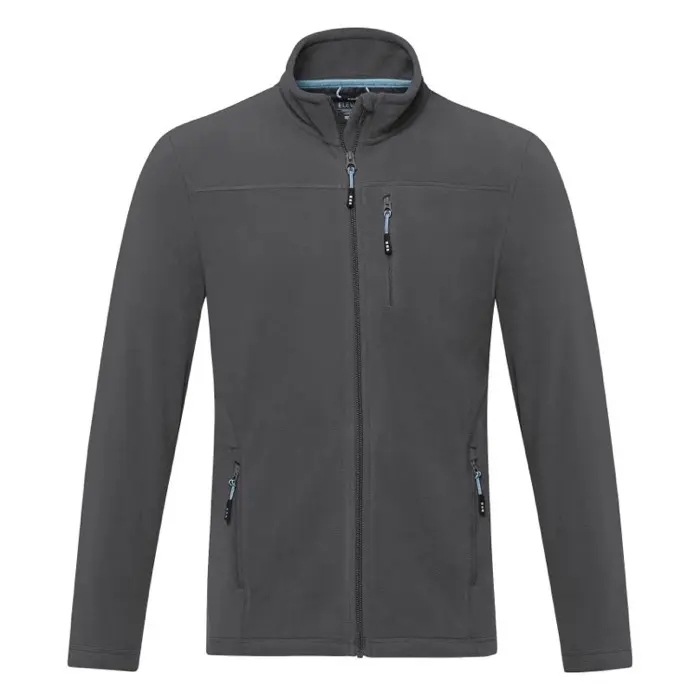Chaqueta polar con cremallera entera reciclada GRS para hombre Microforro 100% Poliéster reciclado con certificado GRS, 174 g/m2 - Ducu miniatura 4