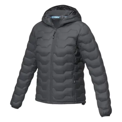 Chaqueta aislante de material reciclado GRS para mujer Tejido Dull cire de poliéster 380T con repelente al agua y acabado a prueba de golpes. Nyl - Gozo