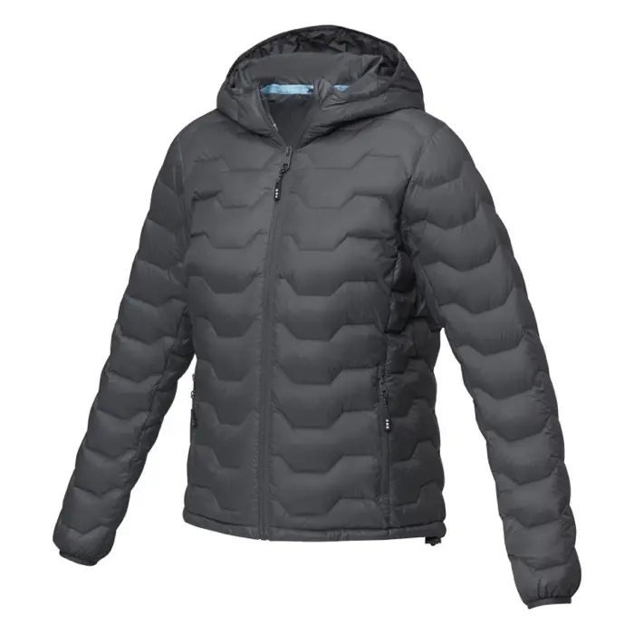 Chaqueta aislante de material reciclado GRS para mujer Tejido Dull cire de poliéster 380T con repelente al agua y acabado a prueba de golpes. Nyl - Gozo miniatura 1