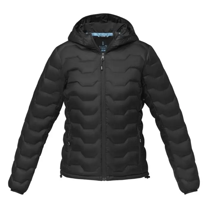 Chaqueta aislante de material reciclado GRS para mujer Tejido Dull cire de poliéster 380T con repelente al agua y acabado a prueba de golpes. Nyl - Gozo miniatura 3