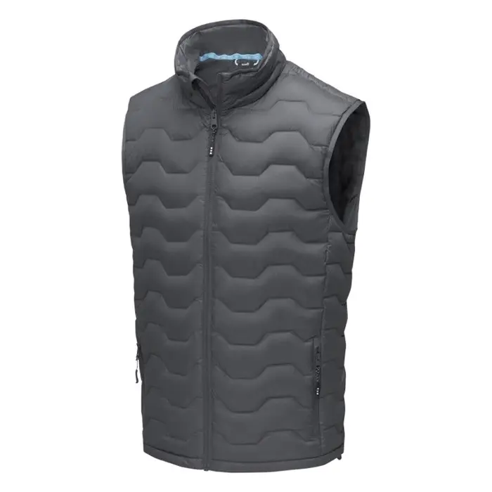 Chaleco aislante de material reciclado GRS para hombre Tejido Dull cire de poliéster 380T con repelente al agua y acabado a prueba de golpes. Nyl - Vopo miniatura 1